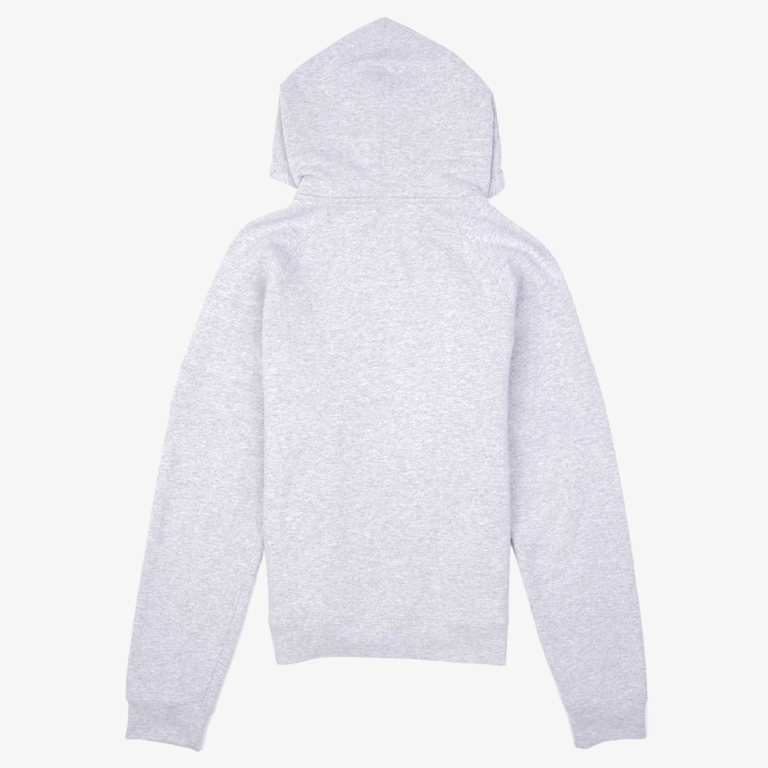 Saint Laurent Womens Logo Hoodie Grey XL