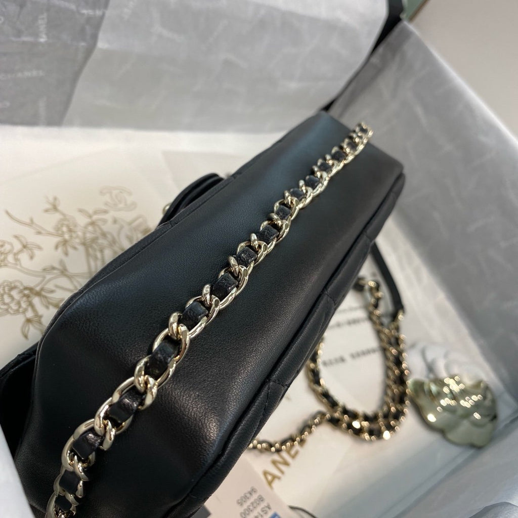 Chanel Mini Flap Bag Black Lambskin