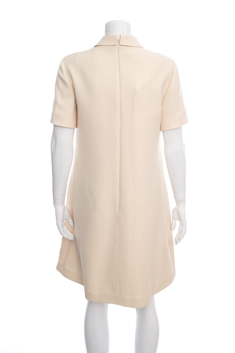 Gucci Beige Short Sleeve Dress SZ 40 NWT