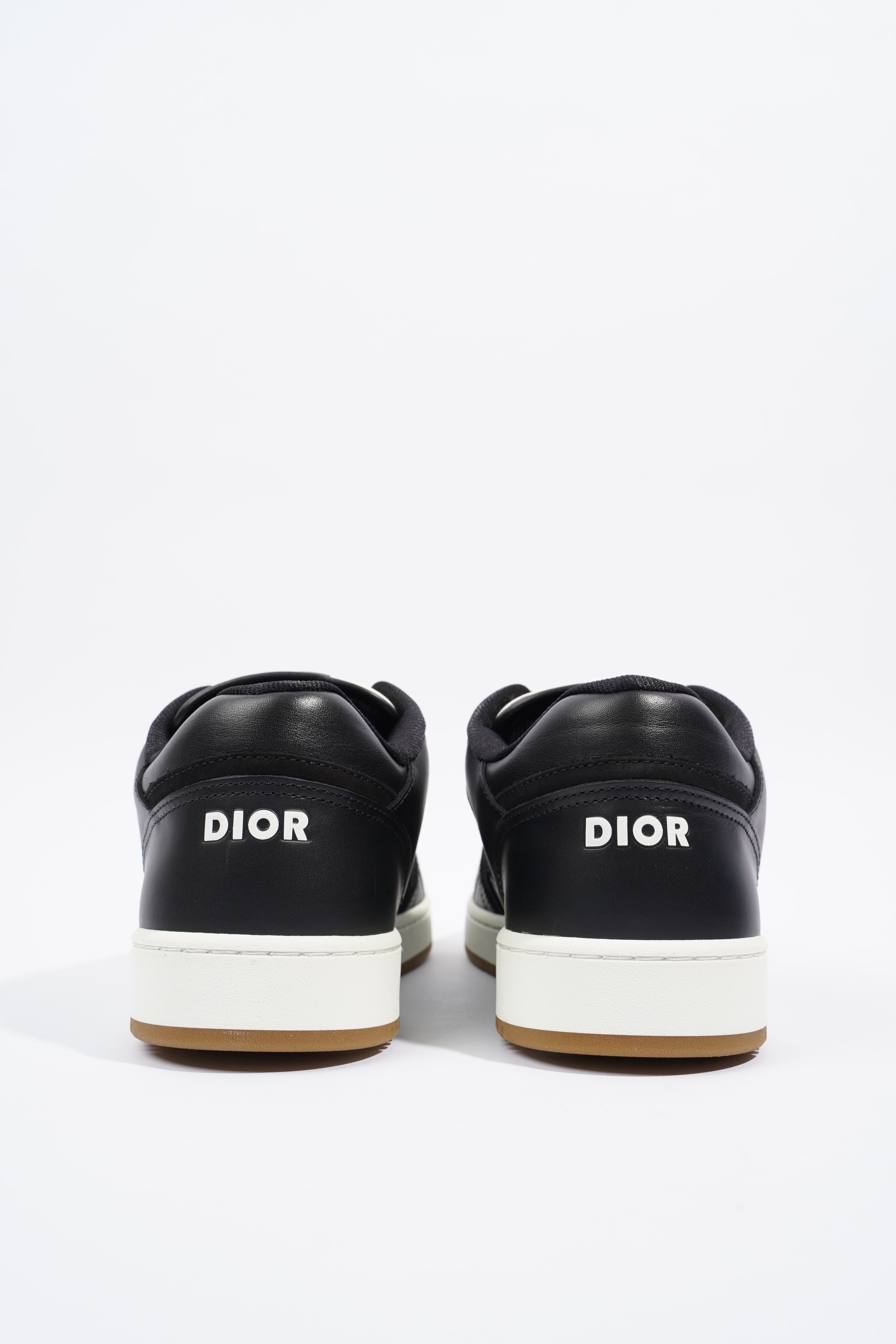 Christian Dior B27 Low-top Black / White / Navy Oblique Leather EU 41 UK 7