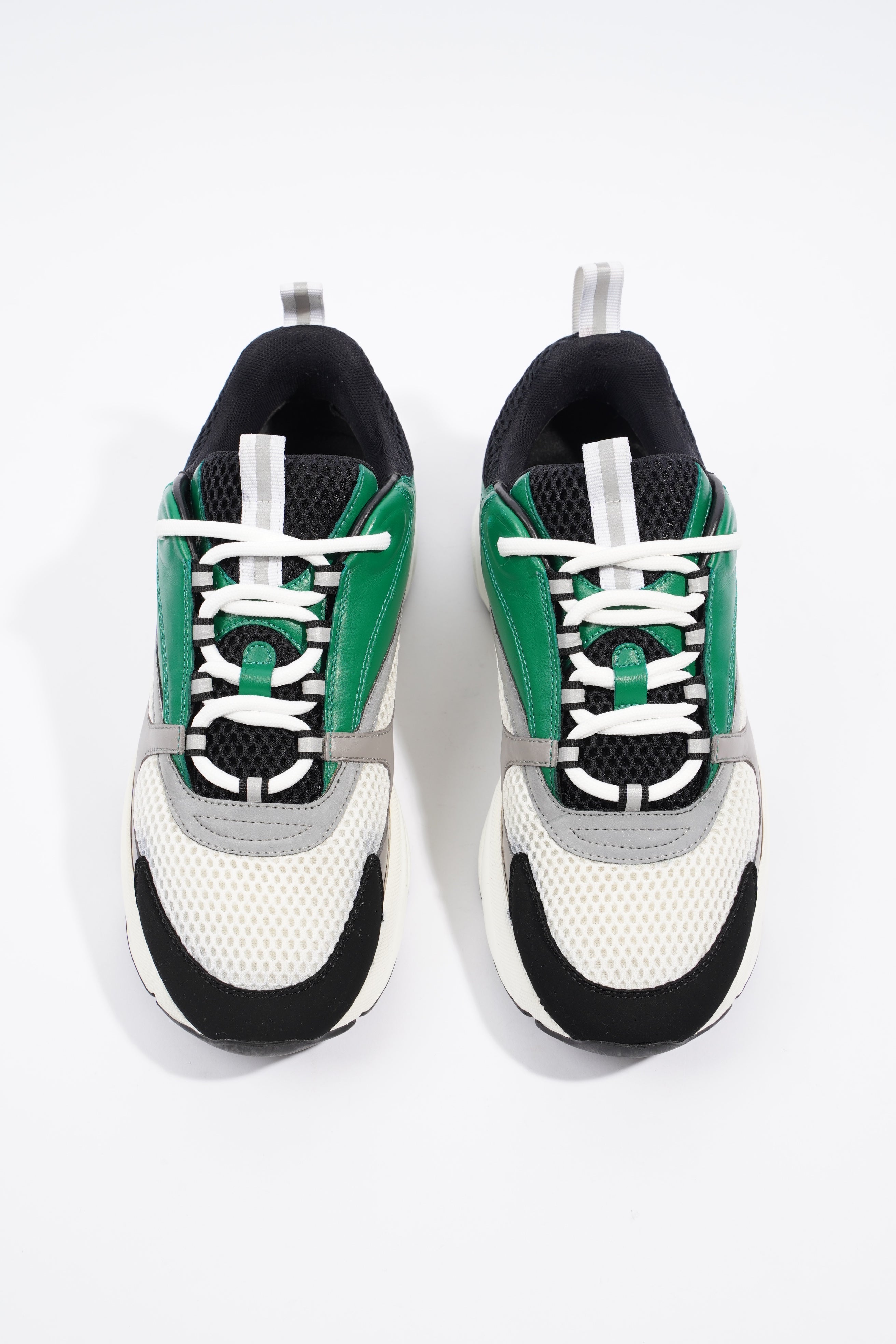 Christian Dior B22 White / Black / Green Mesh EU 41 UK 7