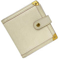 Louis Vuitton White Leather Suhali wallet accessories