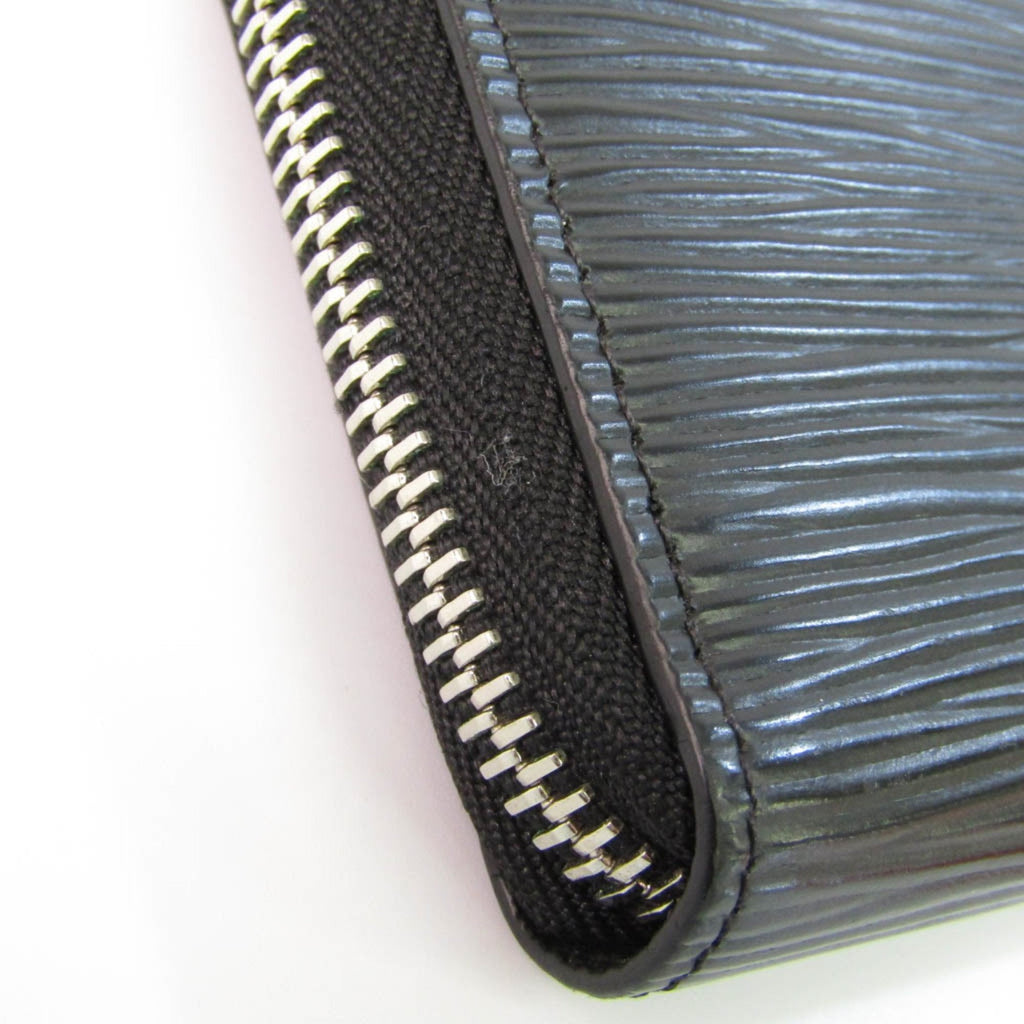 Louis Vuitton Black Leather Portefeuille Clemence wallet accessories
