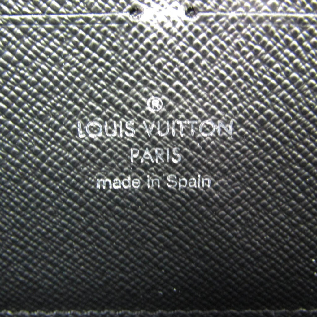 Louis Vuitton Black Leather Portefeuille Clemence wallet accessories