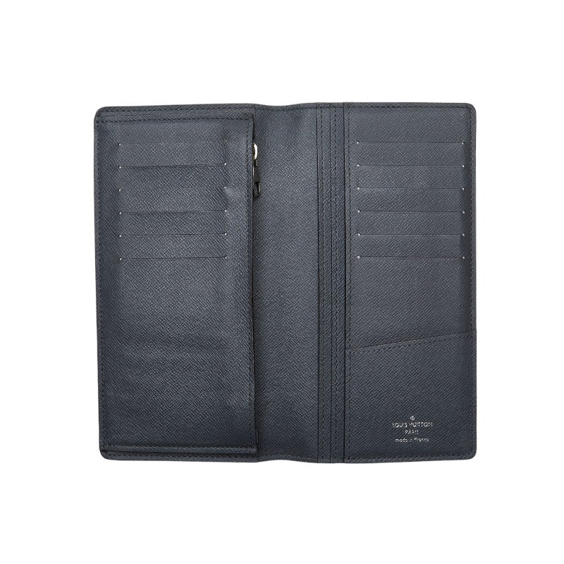 Louis Vuitton Tiger Portfolio Braza Long Wallet M32653 Gray Glassier Leather Men LOUIS VUITTON