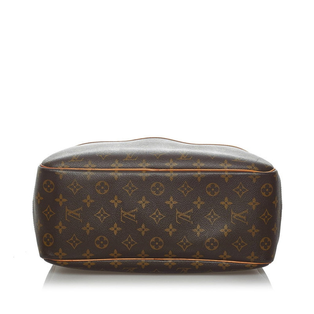 Louis Vuitton Brown Canvas Deauville handbag bag