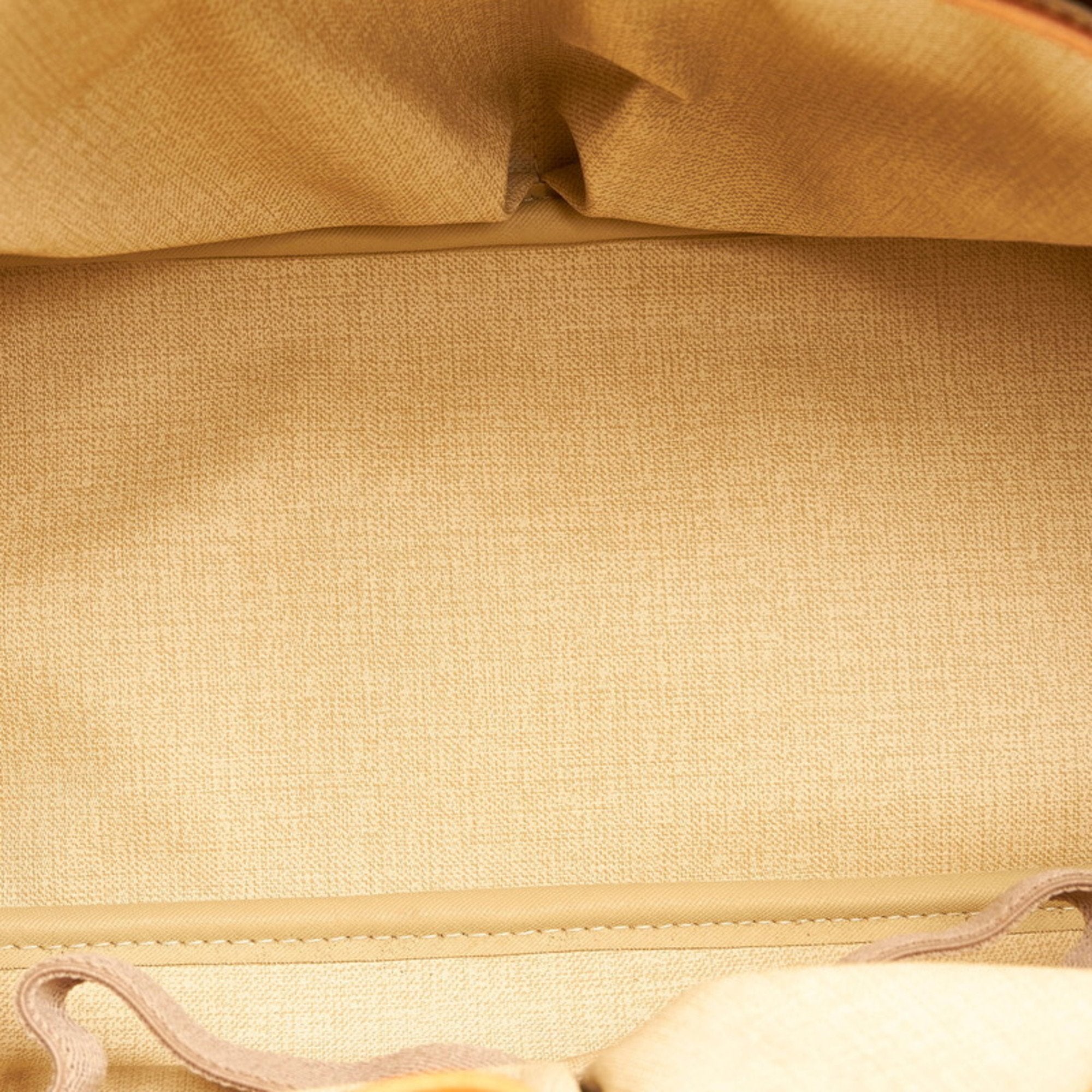 Louis Vuitton Brown Canvas Deauville handbag bag