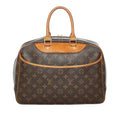 Louis Vuitton Brown Canvas Deauville handbag bag