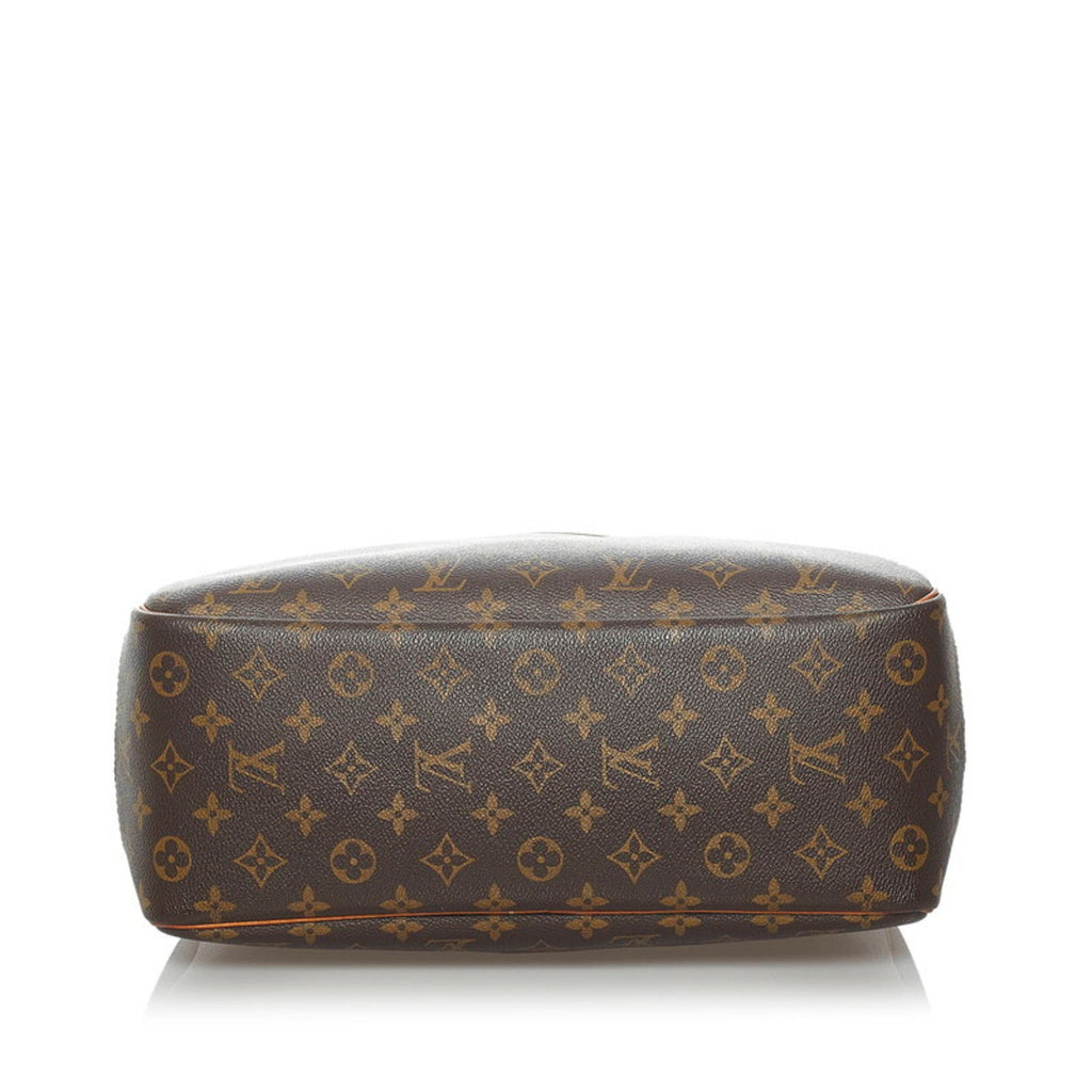 Louis Vuitton Brown Canvas Deauville handbag bag