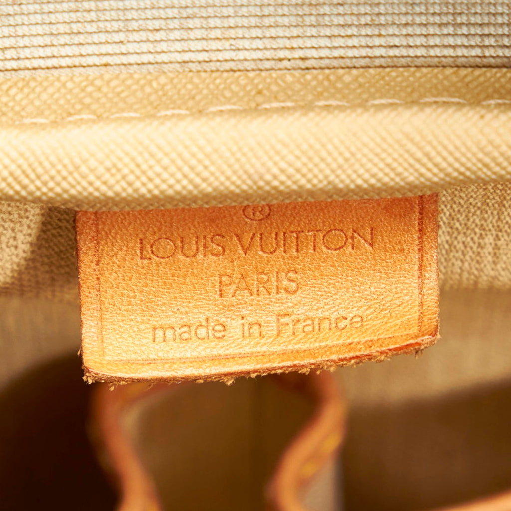 Louis Vuitton Brown Canvas Deauville handbag bag