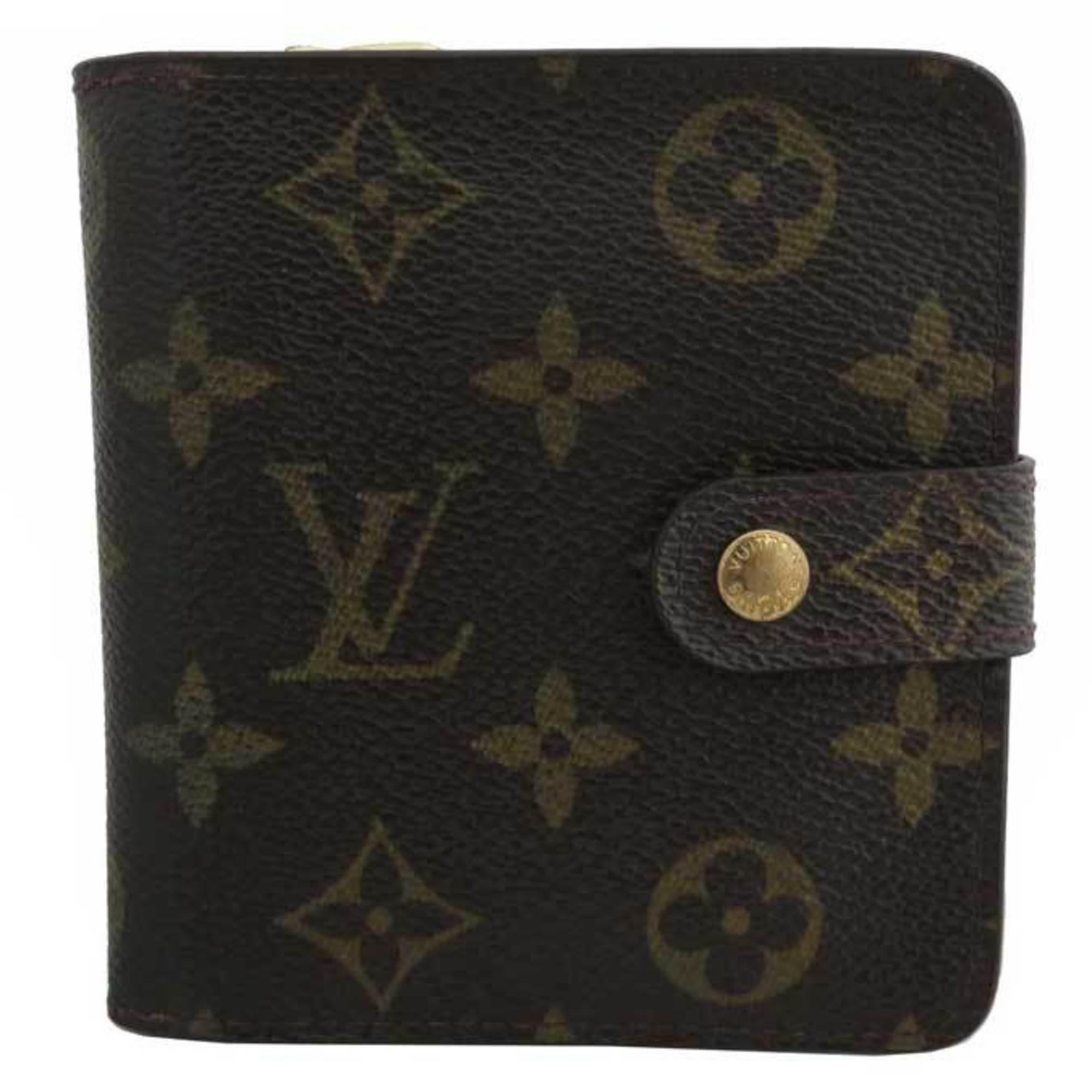 Louis Vuitton Brown Canvas Porte-monnaie wallet accessories