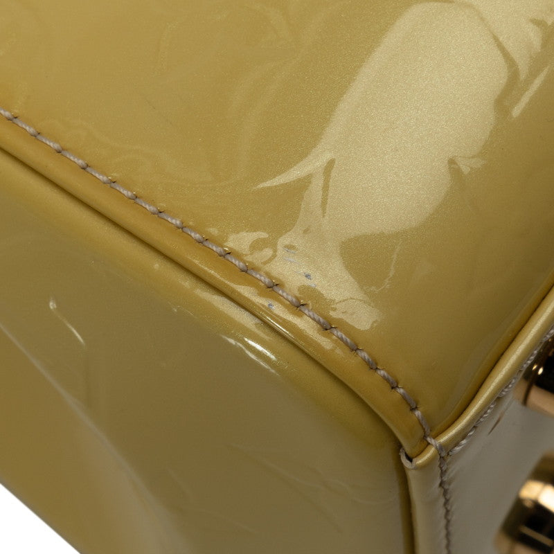 Louis Vuitton Monograms Verney M90108 Handbag Patent Leather Citrine Yellow  Citrus