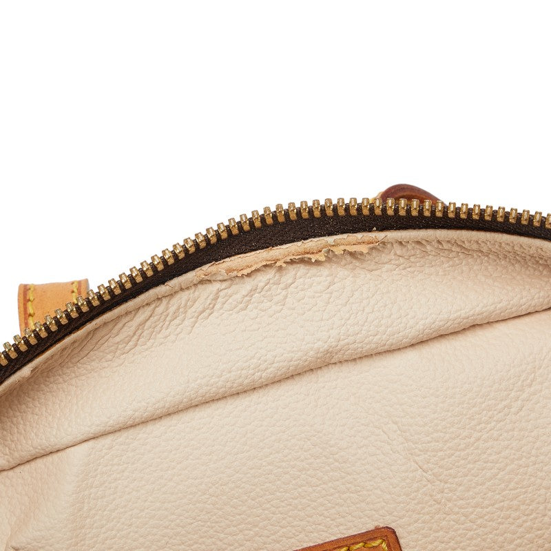Louis Vuitton Monogram M47500 Handbag PVC/Leather Brown