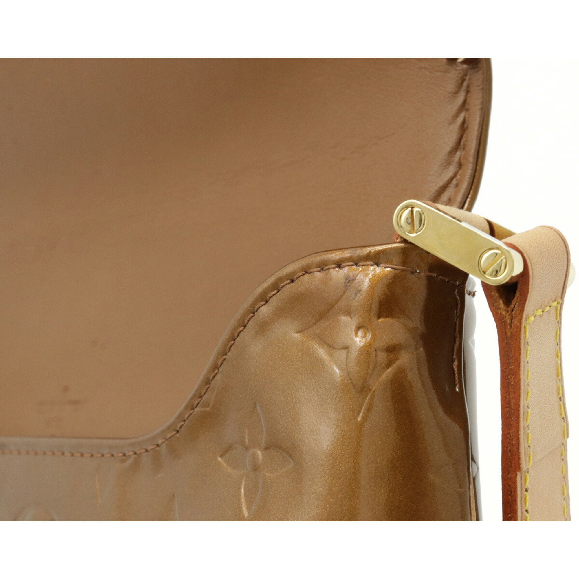 Louis Vuitton Brown Patent leather Thompson Street shoulder bag
