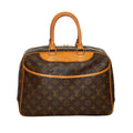 Louis Vuitton Brown Canvas Deauville handbag bag