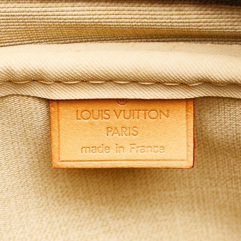 Louis Vuitton Brown Canvas Deauville handbag bag