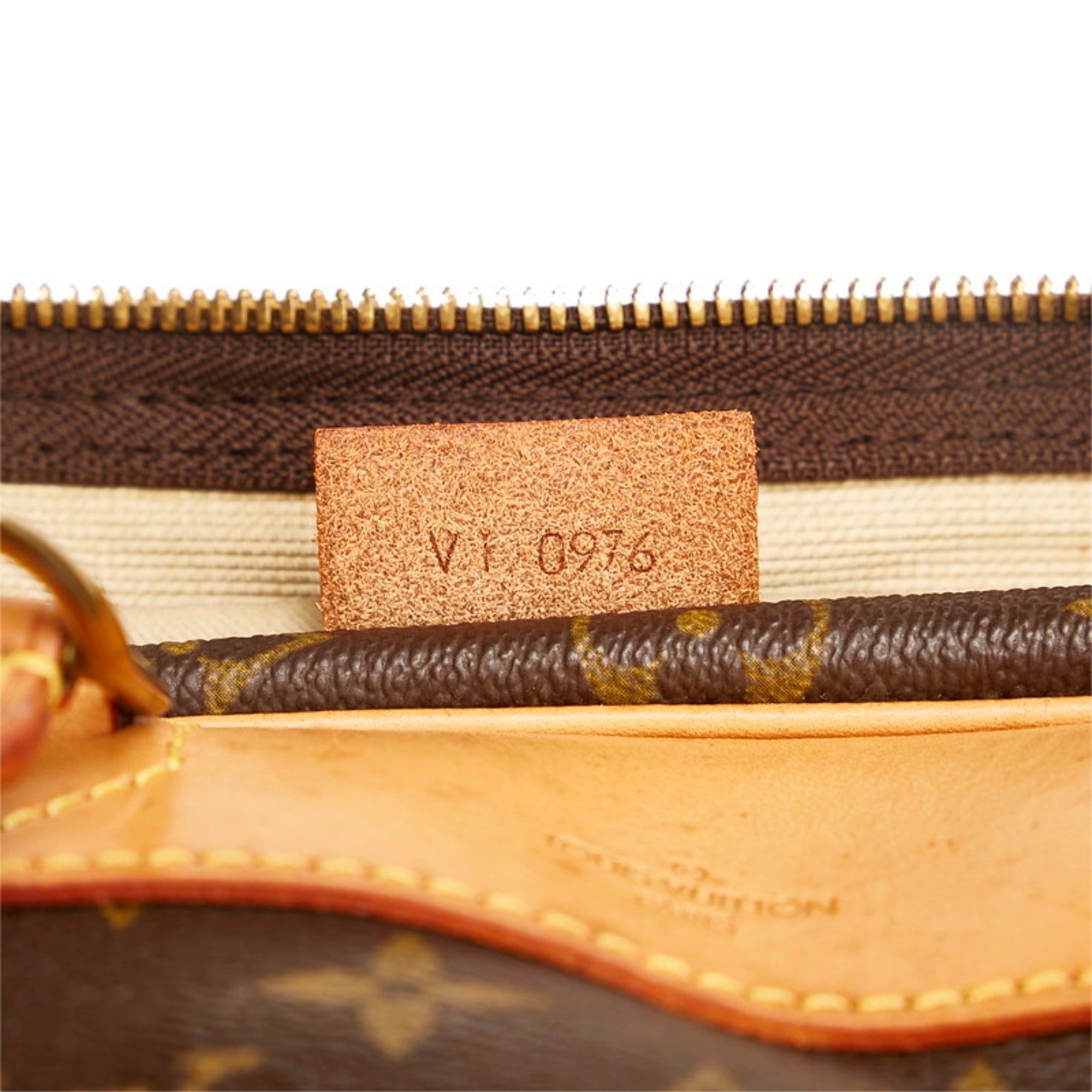 Louis Vuitton Brown Canvas Deauville handbag bag