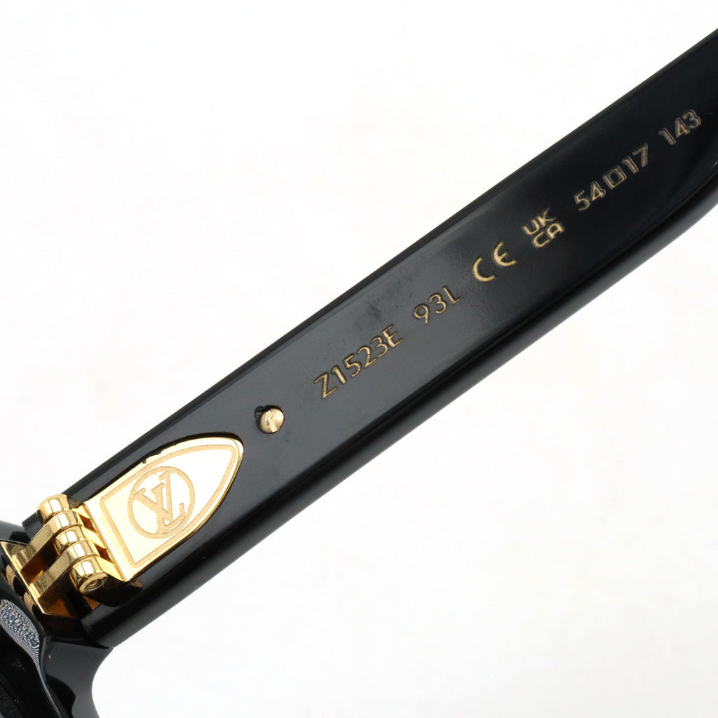 LOUIS VUITTON Louis Vuitton Sunscreen My Monogram Square Smoke Grading Noir Black 54□17 143 Z1523E