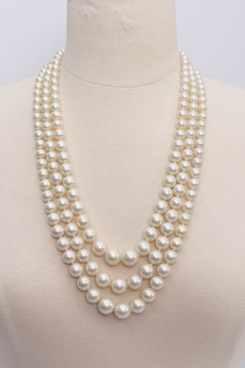 Collier de perles nacrées Dior (attribué à)