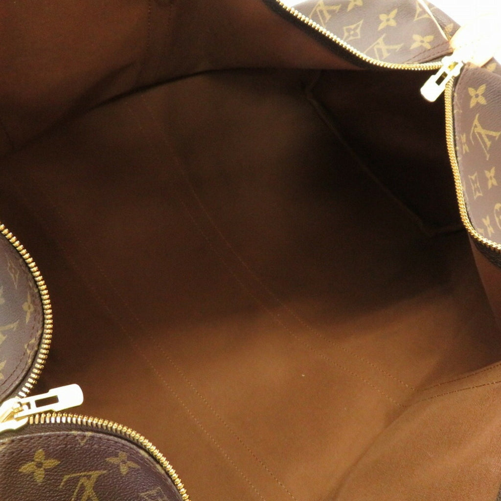 Louis Vuitton Brown Canvas Keepall 55 travel bag