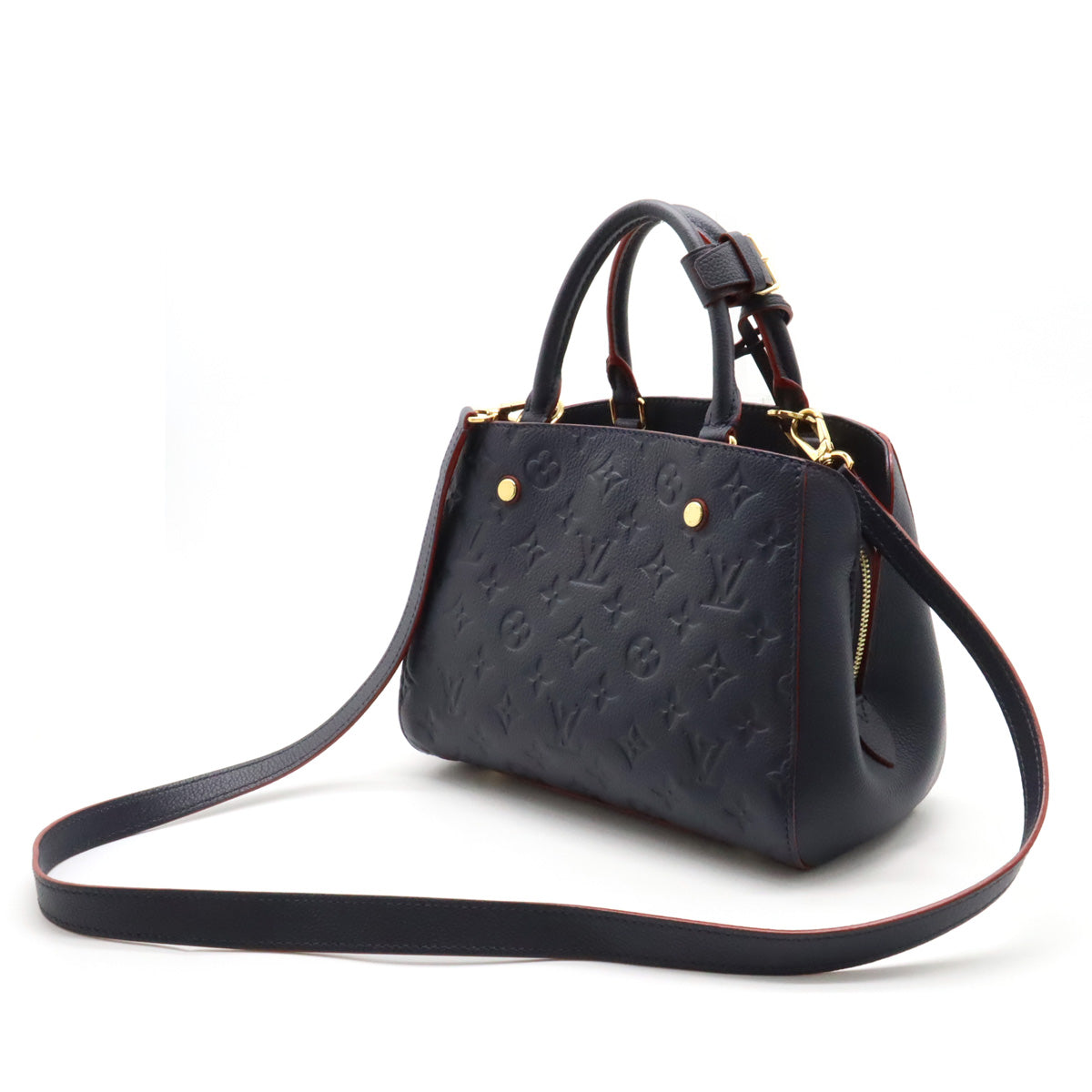 LOUIS VUITTON LOUIS VUITTON Monograms Monograms Monograms Montaigne BB Handbags 2WAY Sliding Shoulder Marine Rouge M42747