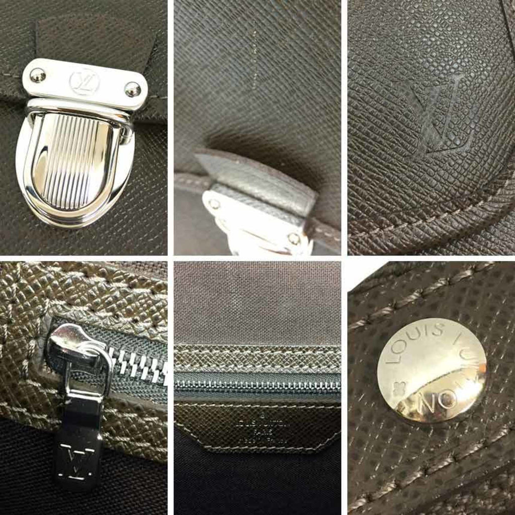 Louis Vuitton Brown Leather Alex messenger shopper bag