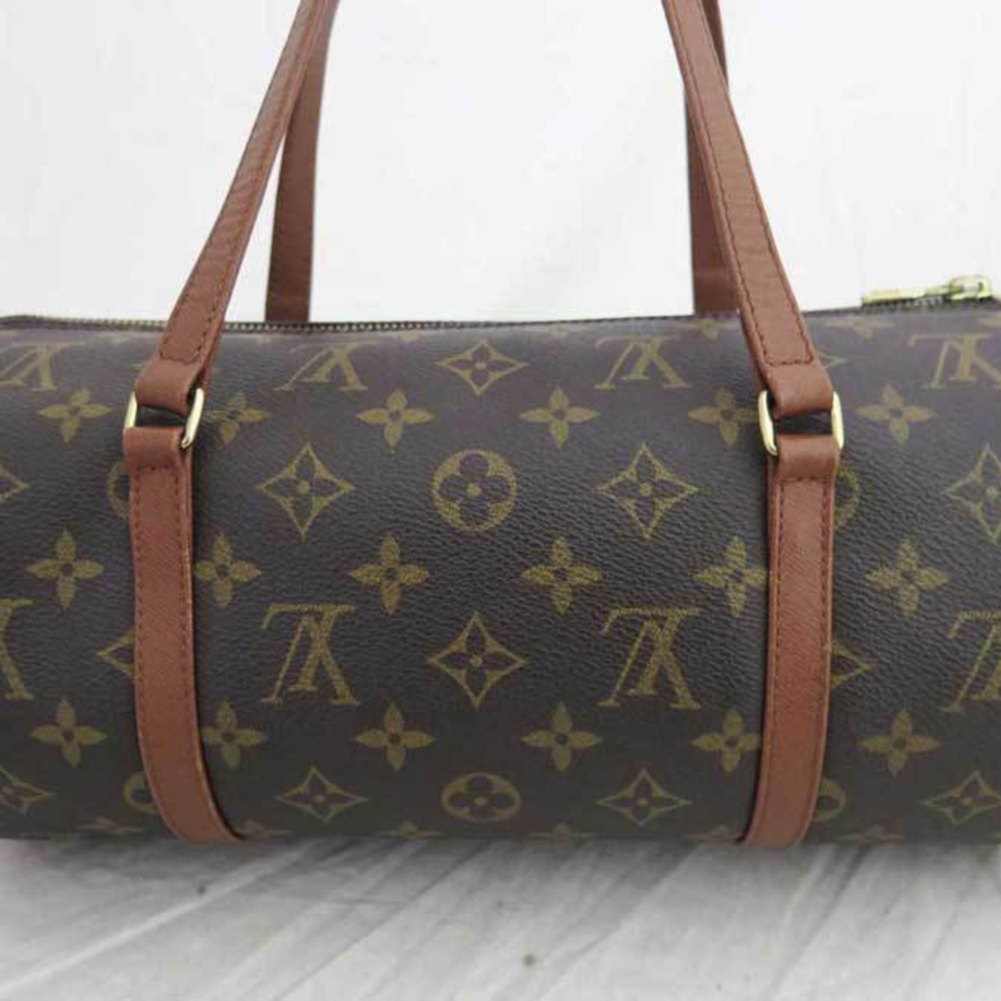Louis Vuitton Brown Canvas Papillon 30 handbag bag