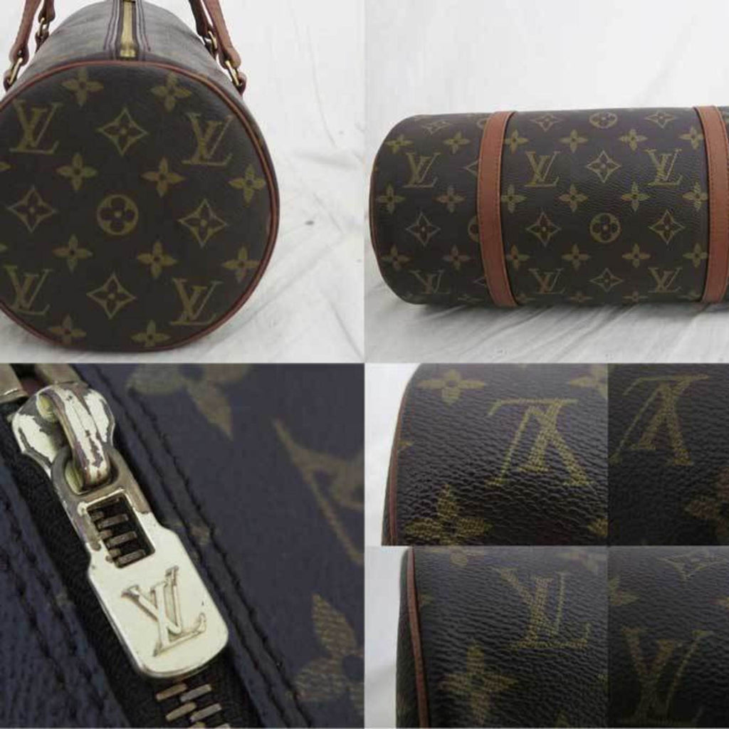 Louis Vuitton Brown Canvas Papillon 30 handbag bag