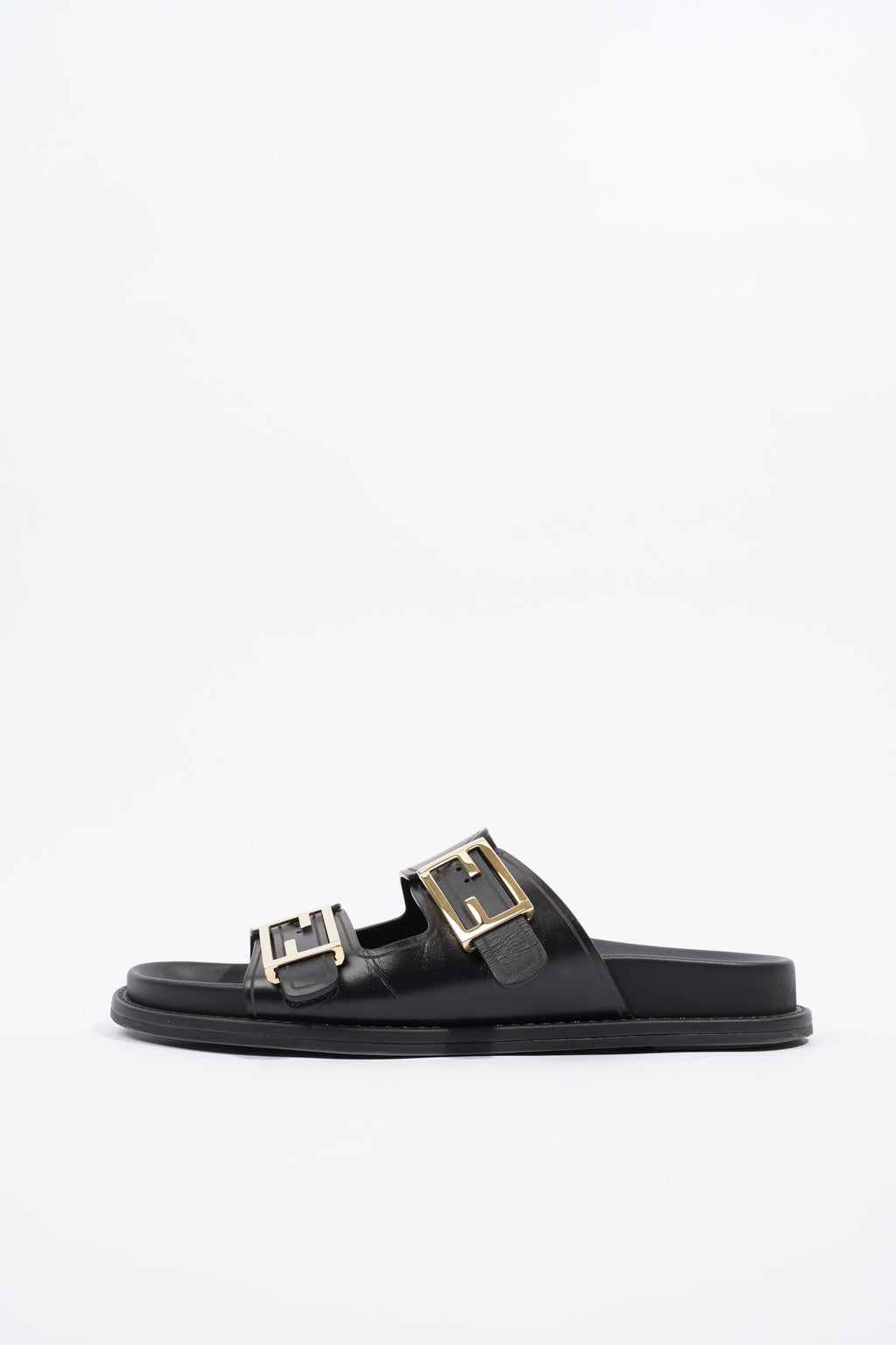 Fendi Feel Black Leather EU 40 UK 7
