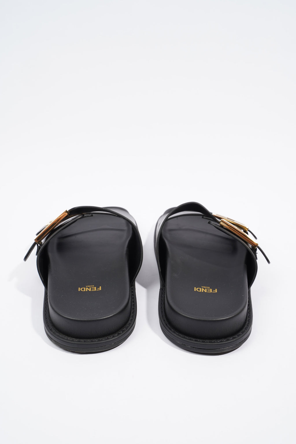 Fendi Feel Black Leather EU 40 UK 7