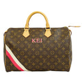Louis Vuitton Brown Canvas Speedy 35 handbag bag