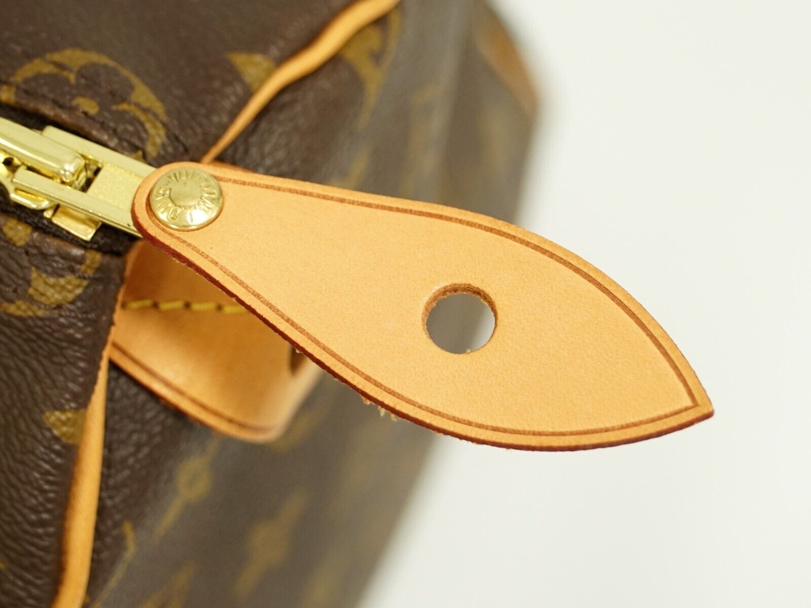 Louis Vuitton Brown Canvas Speedy 35 handbag bag