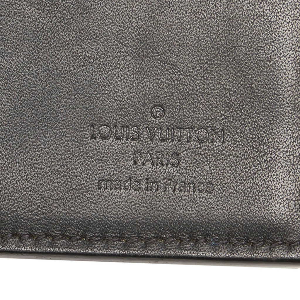 Louis Vuitton Blue Leather Portefeuille Brazza wallet accessories