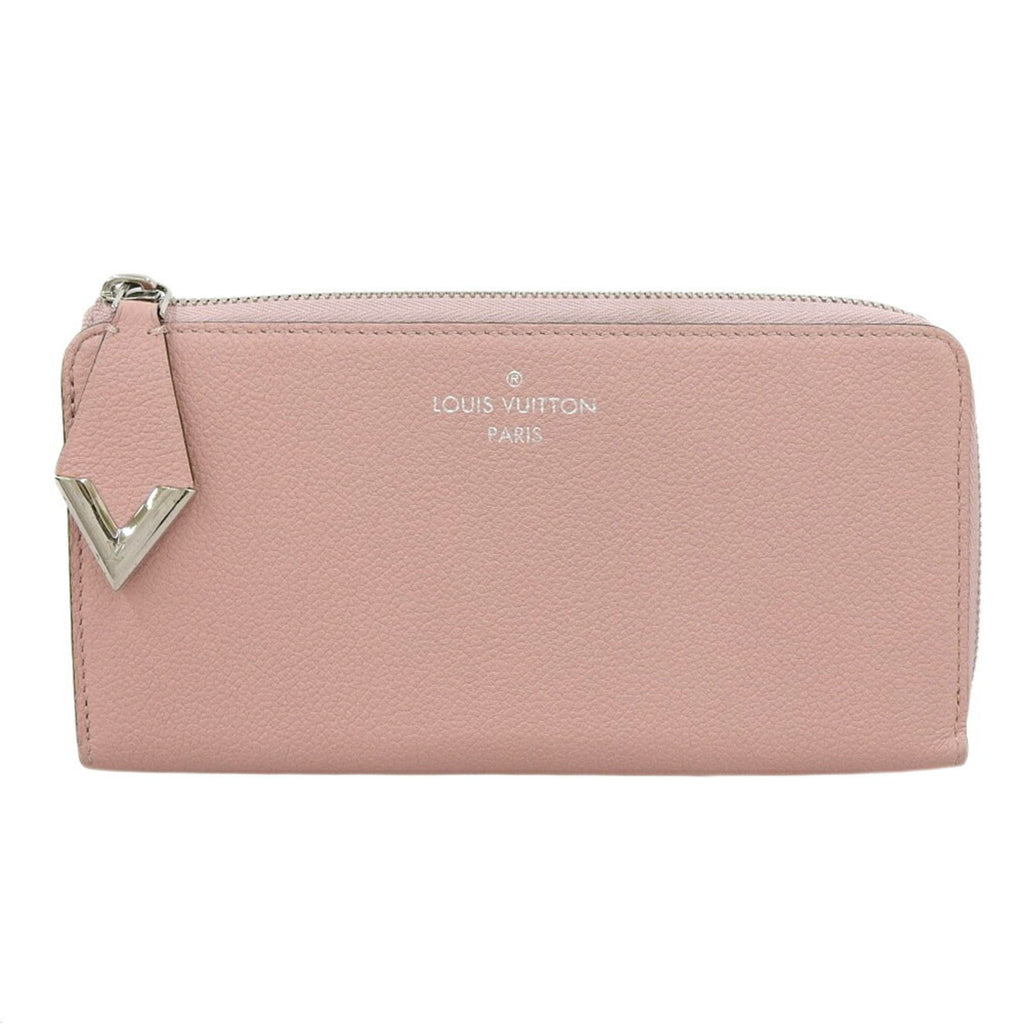 Louis Vuitton Pink Leather Portefeuille com√®te wallet accessories