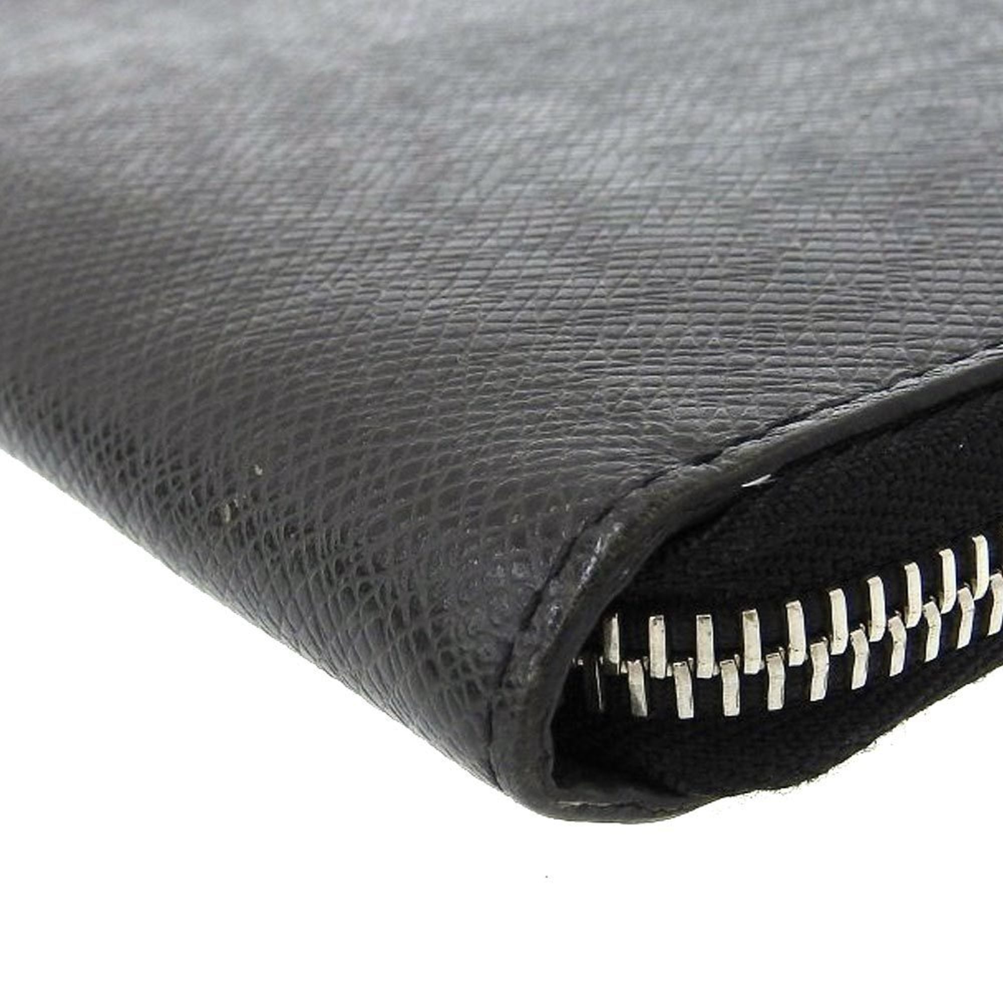 Louis Vuitton Black Leather Zippy Wallet Vertical wallet accessories