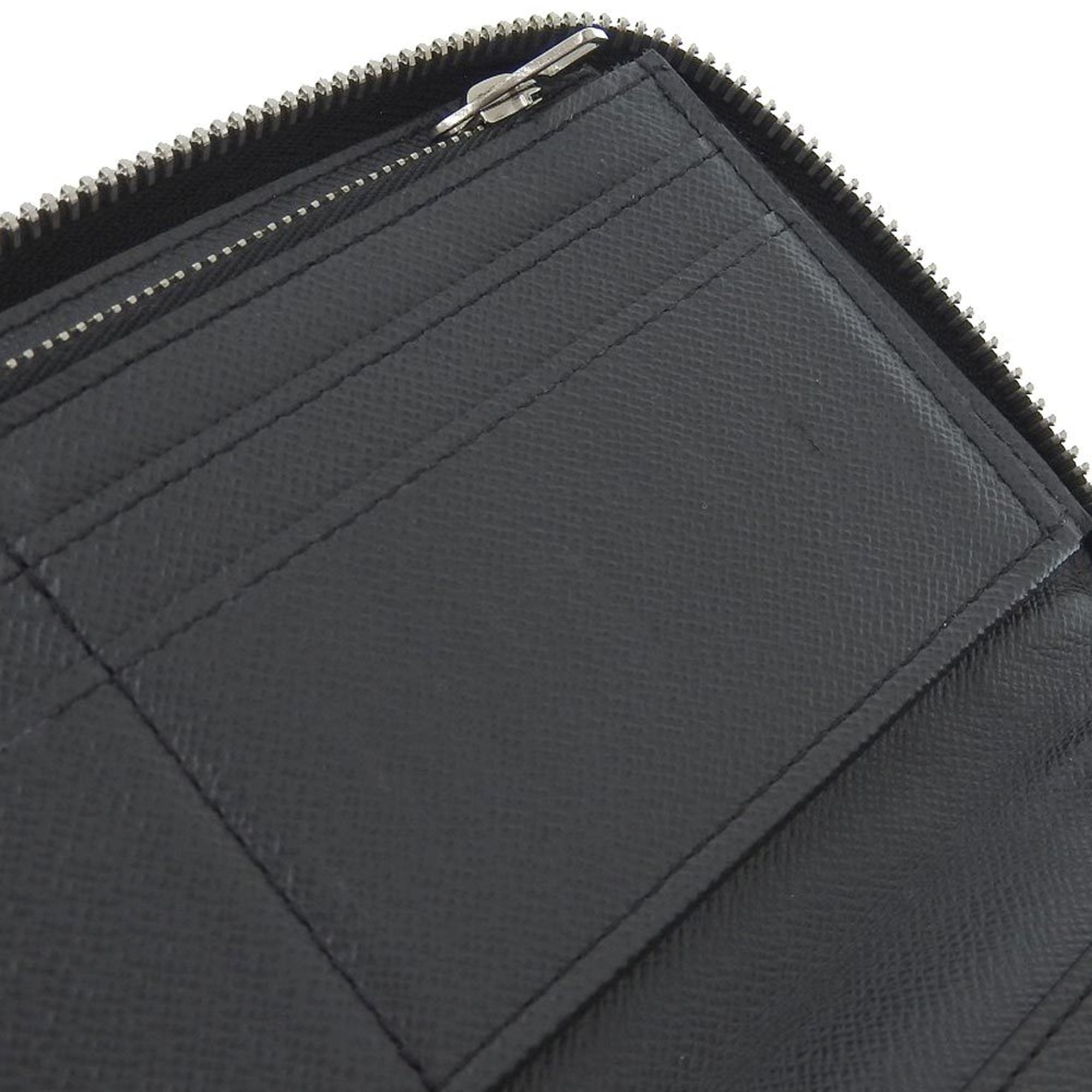 Louis Vuitton Black Leather Zippy Wallet Vertical wallet accessories
