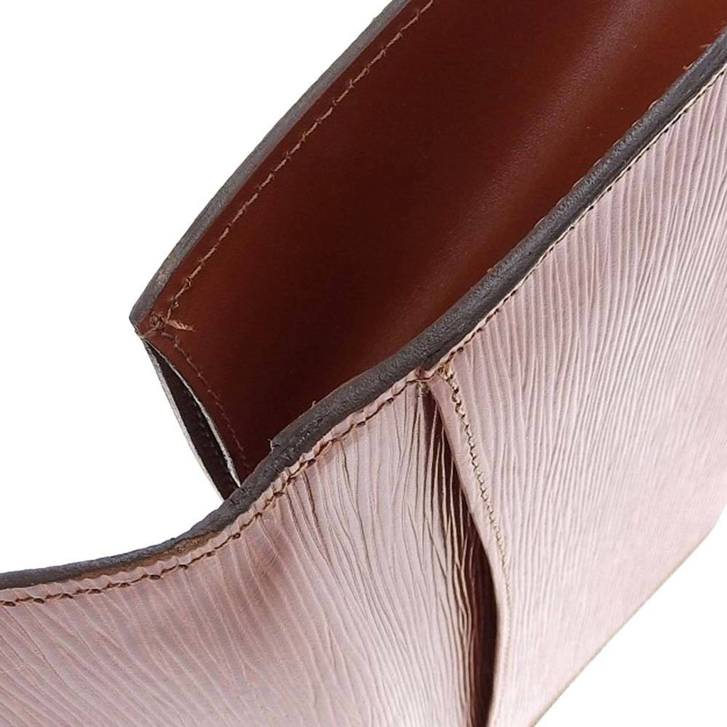 Louis Vuitton Brown Leather Art deco clutch bag