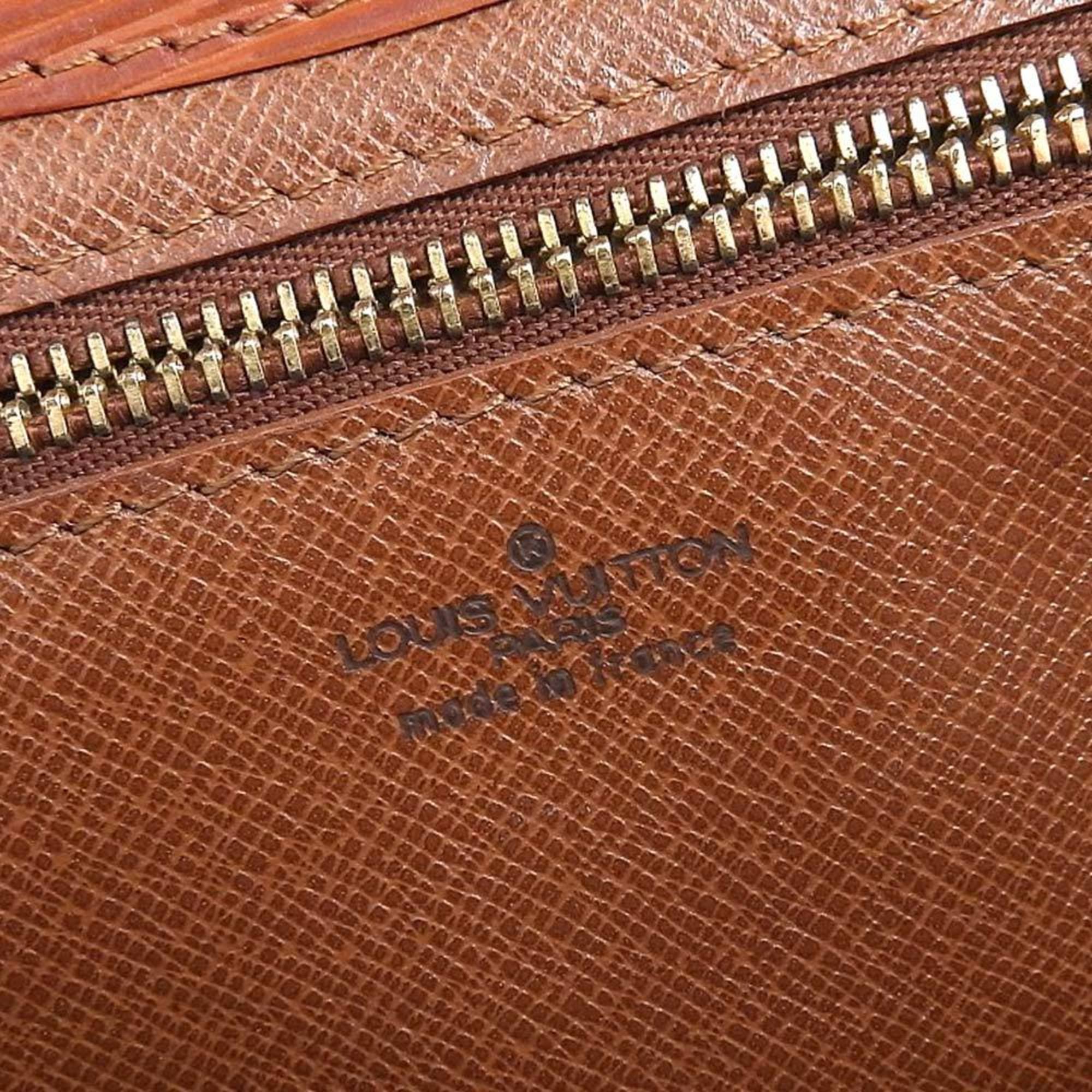 Louis Vuitton Brown Leather Art deco clutch bag