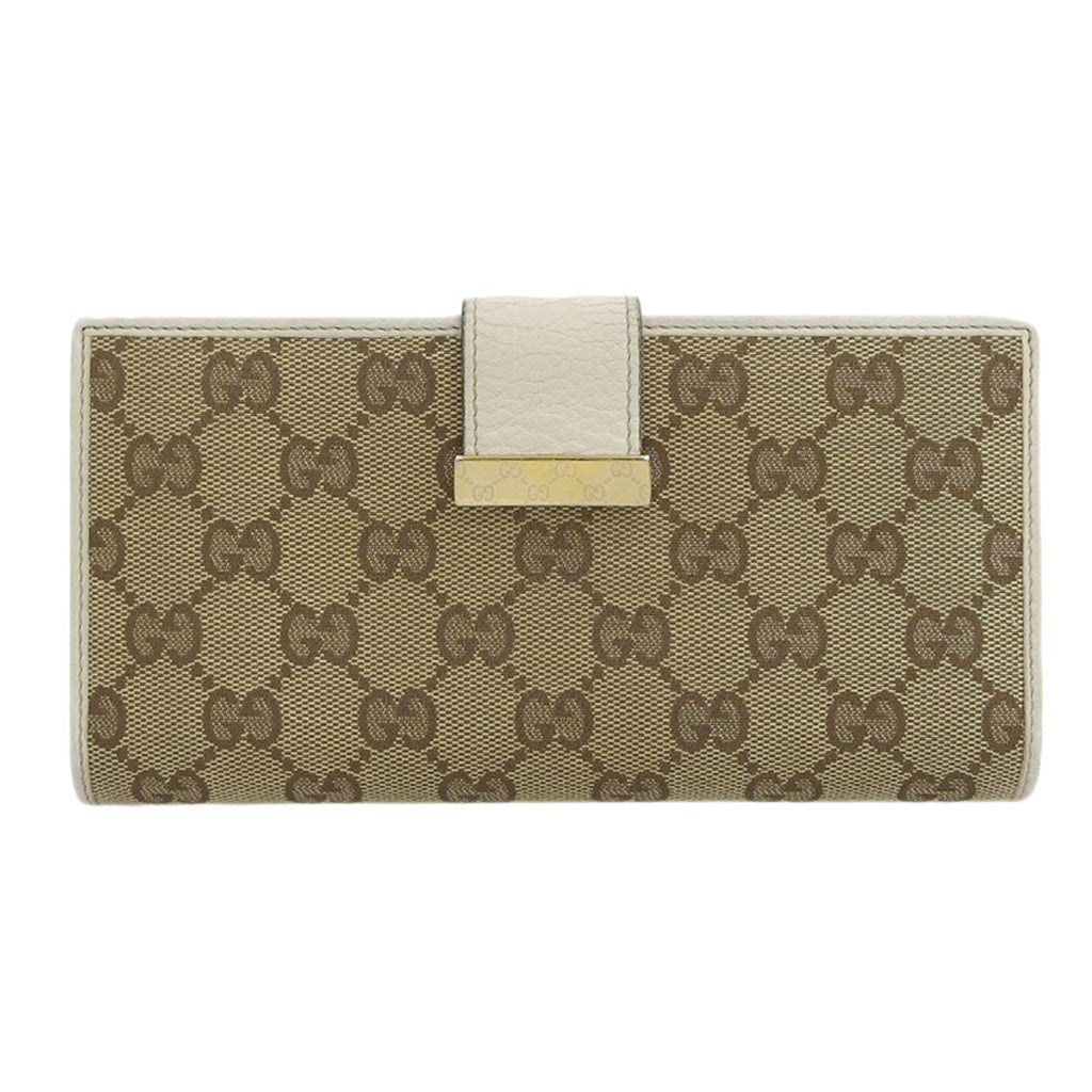 Gucci Beige Canvas  wallet accessories