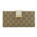 Gucci Beige Canvas  wallet accessories