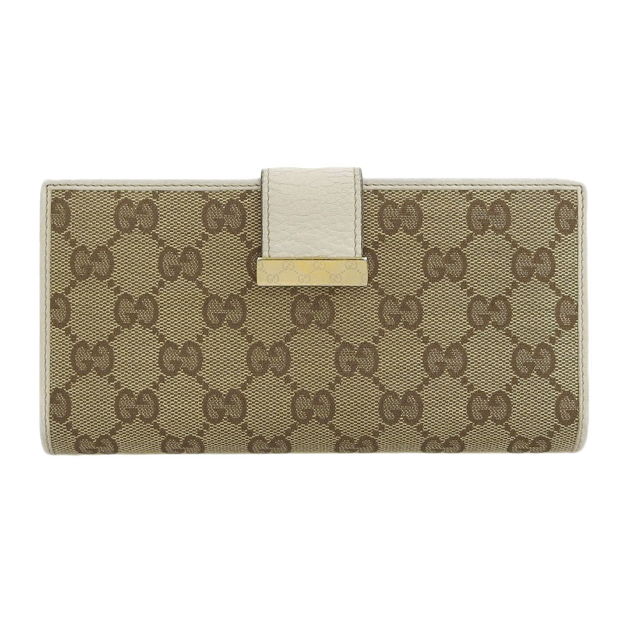 Gucci Beige Canvas  wallet accessories
