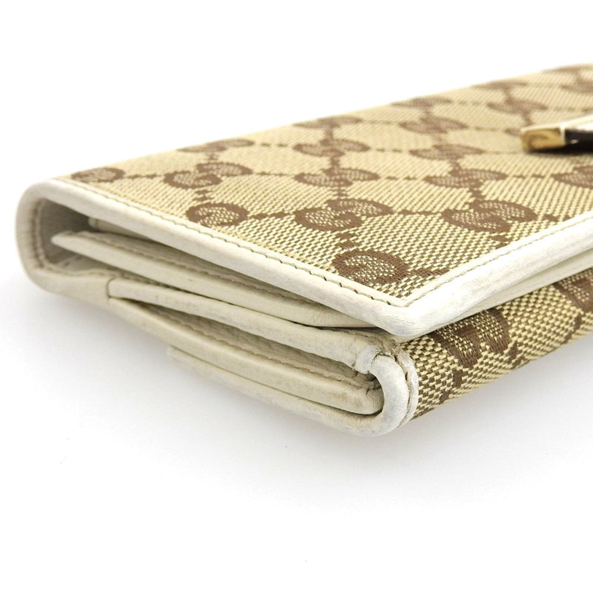 Gucci Beige Canvas  wallet accessories