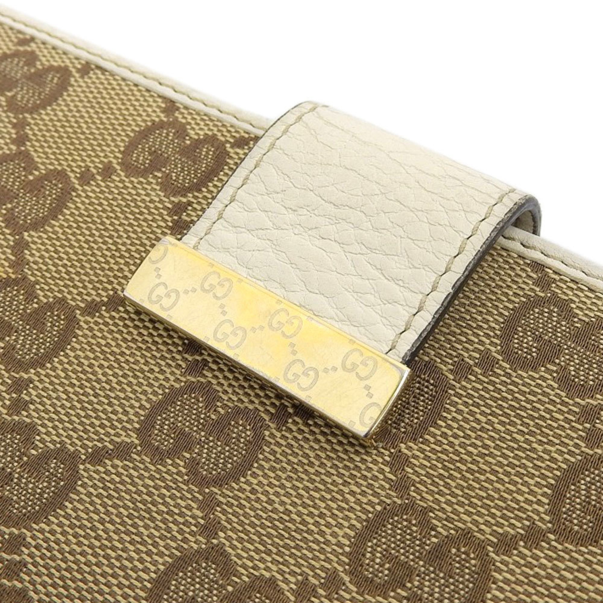 Gucci Beige Canvas  wallet accessories