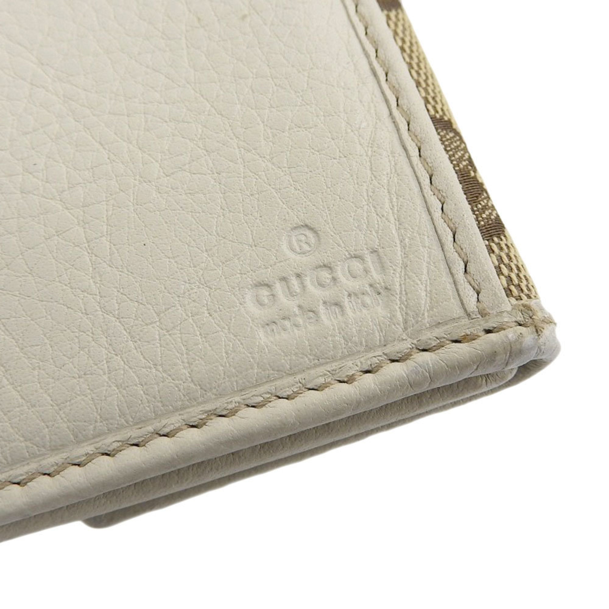 Gucci Beige Canvas  wallet accessories