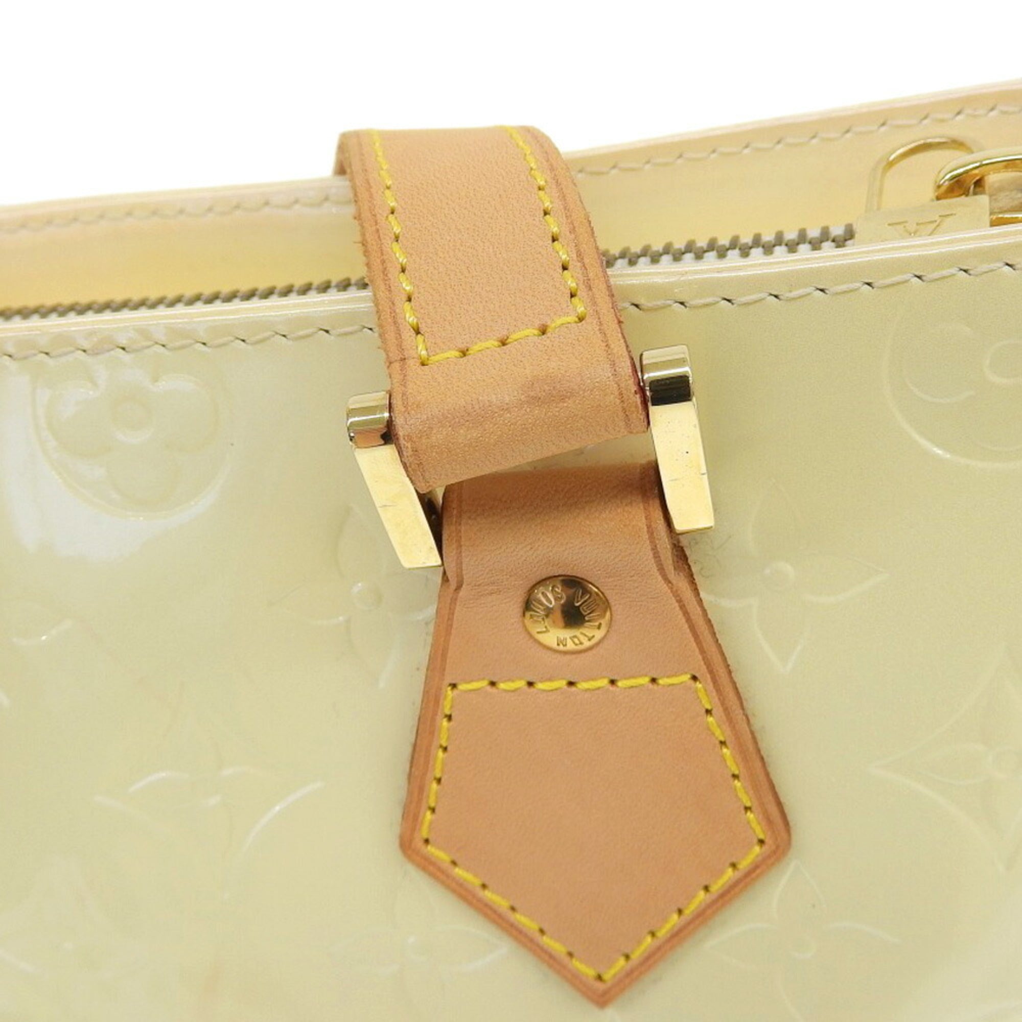 Louis Vuitton Yellow Patent leather Houston tote bag