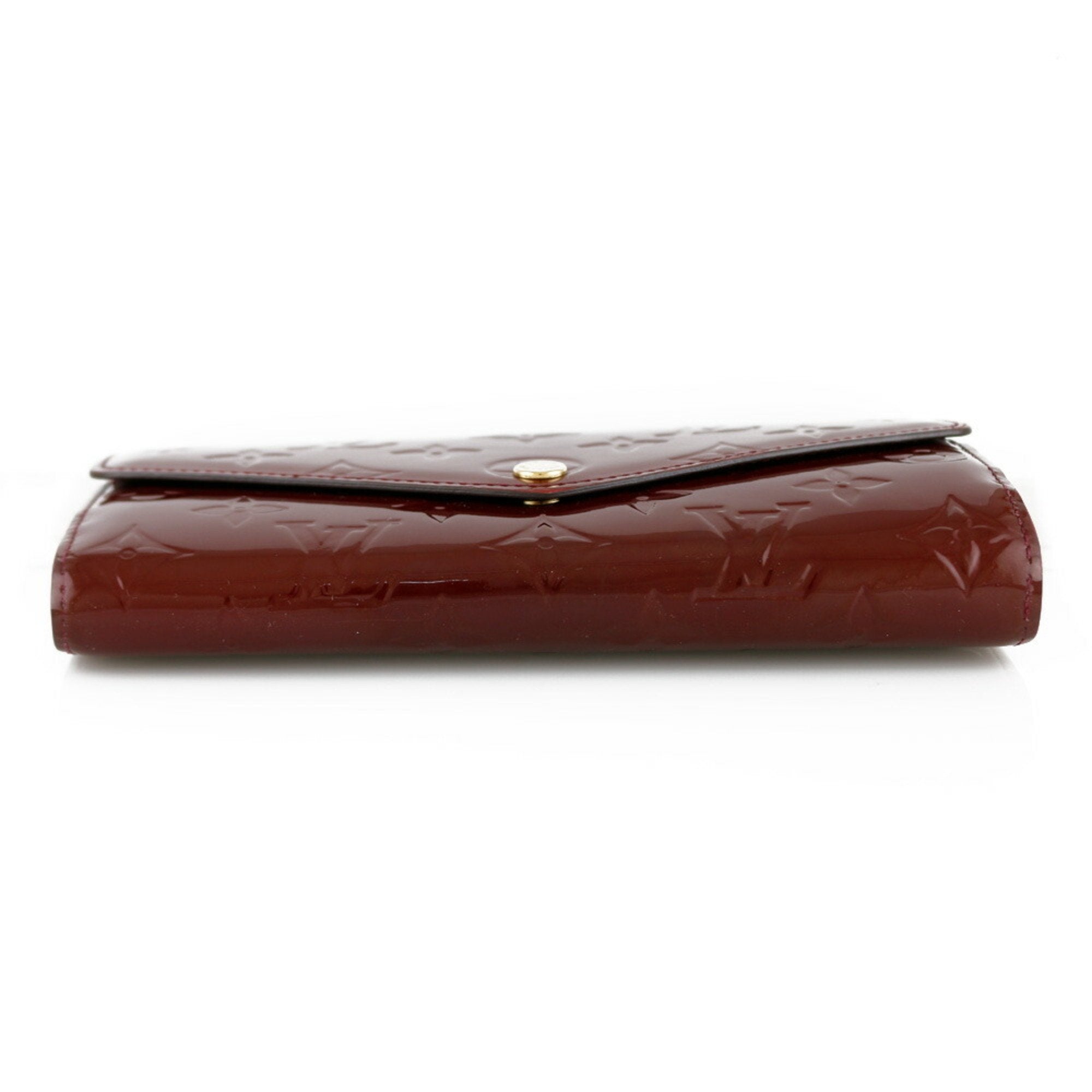 Louis Vuitton Bordeaux Patent leather Portefeuille Sarah wallet accessories