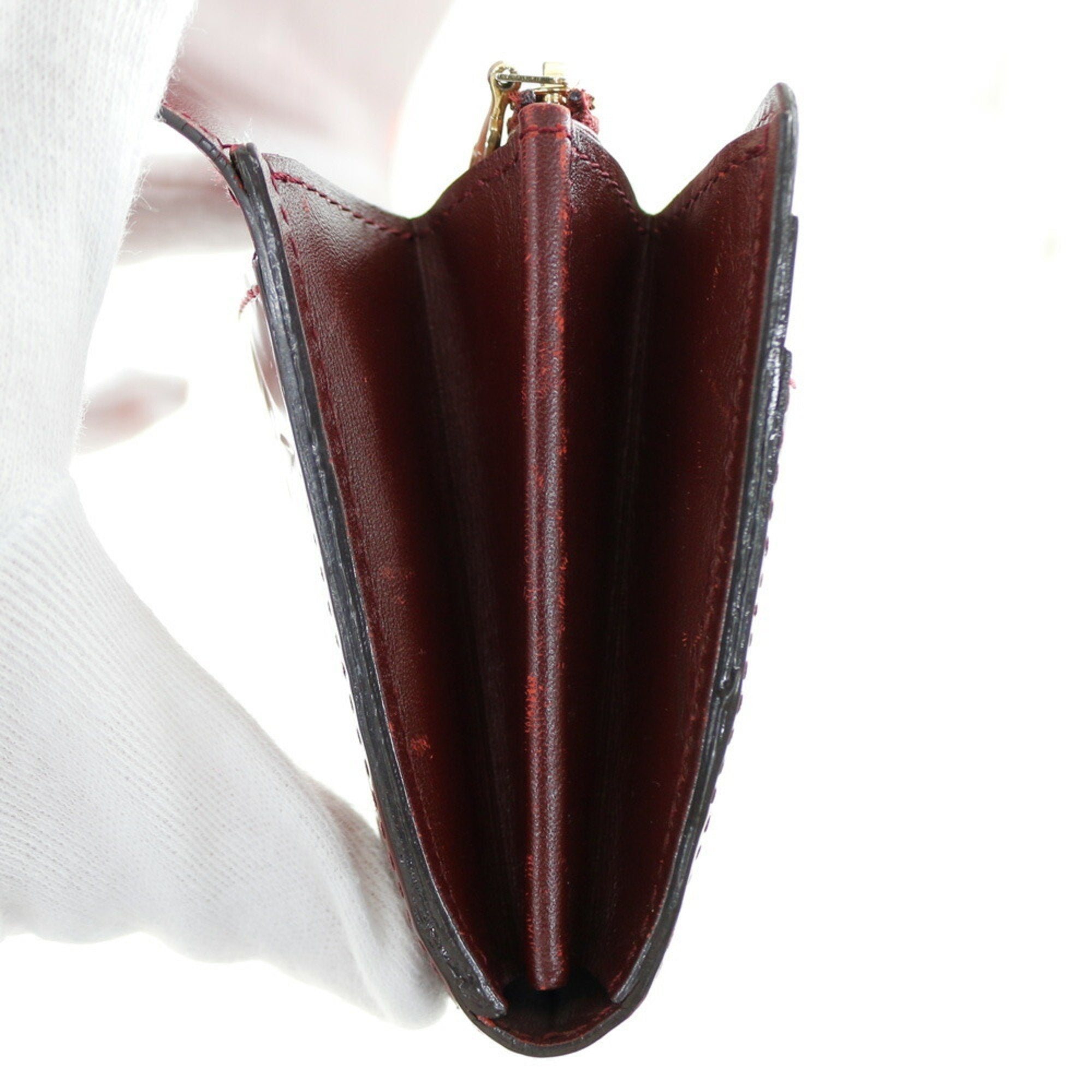 Louis Vuitton Bordeaux Patent leather Portefeuille Sarah wallet accessories