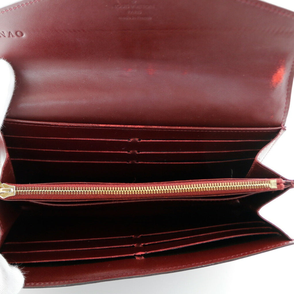 Louis Vuitton Bordeaux Patent leather Portefeuille Sarah wallet accessories