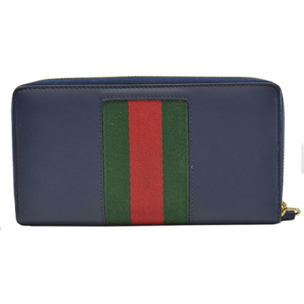 Gucci Navy Leather  wallet accessories