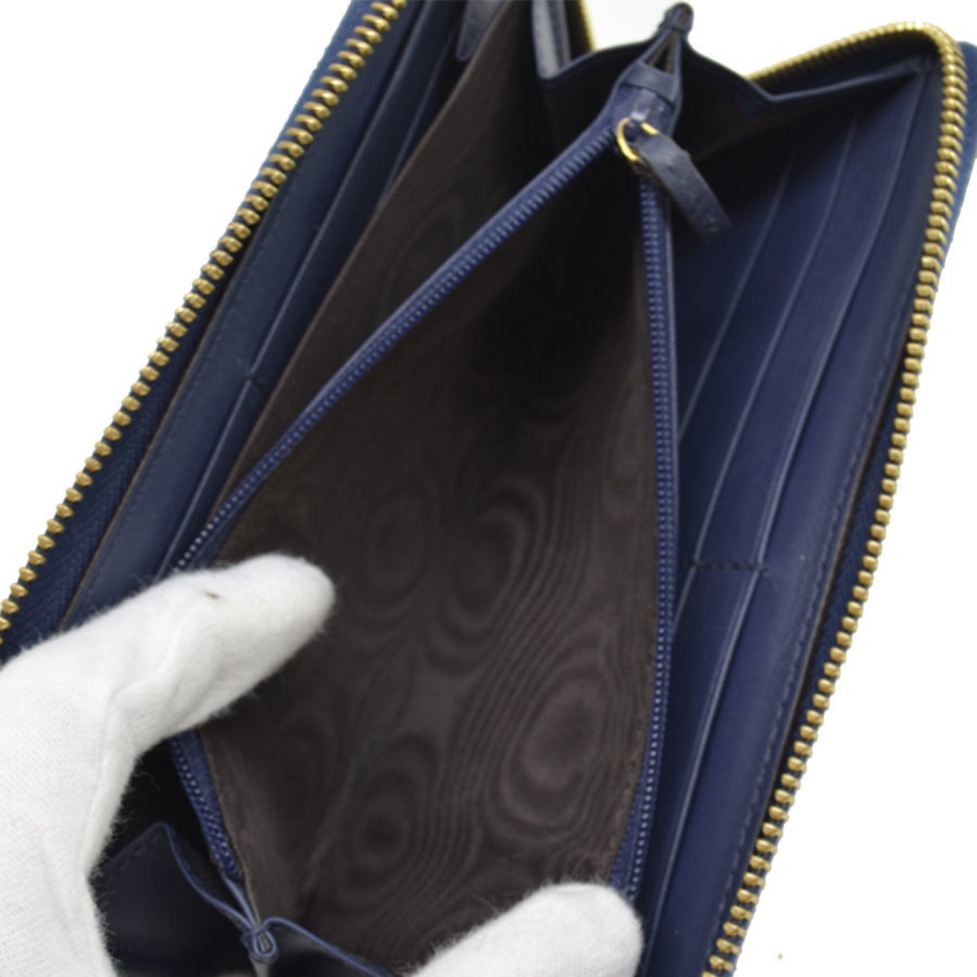 Gucci Navy Leather  wallet accessories